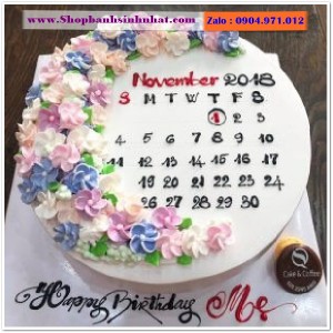 Bánh Sinh Nhật Cuốn Lịch - CL56